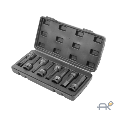 Набор головок-бит ударных 1/2. 8пр.(Н5.6.8.10.12.14.17.19) .в кейсе (F-4087MPB)